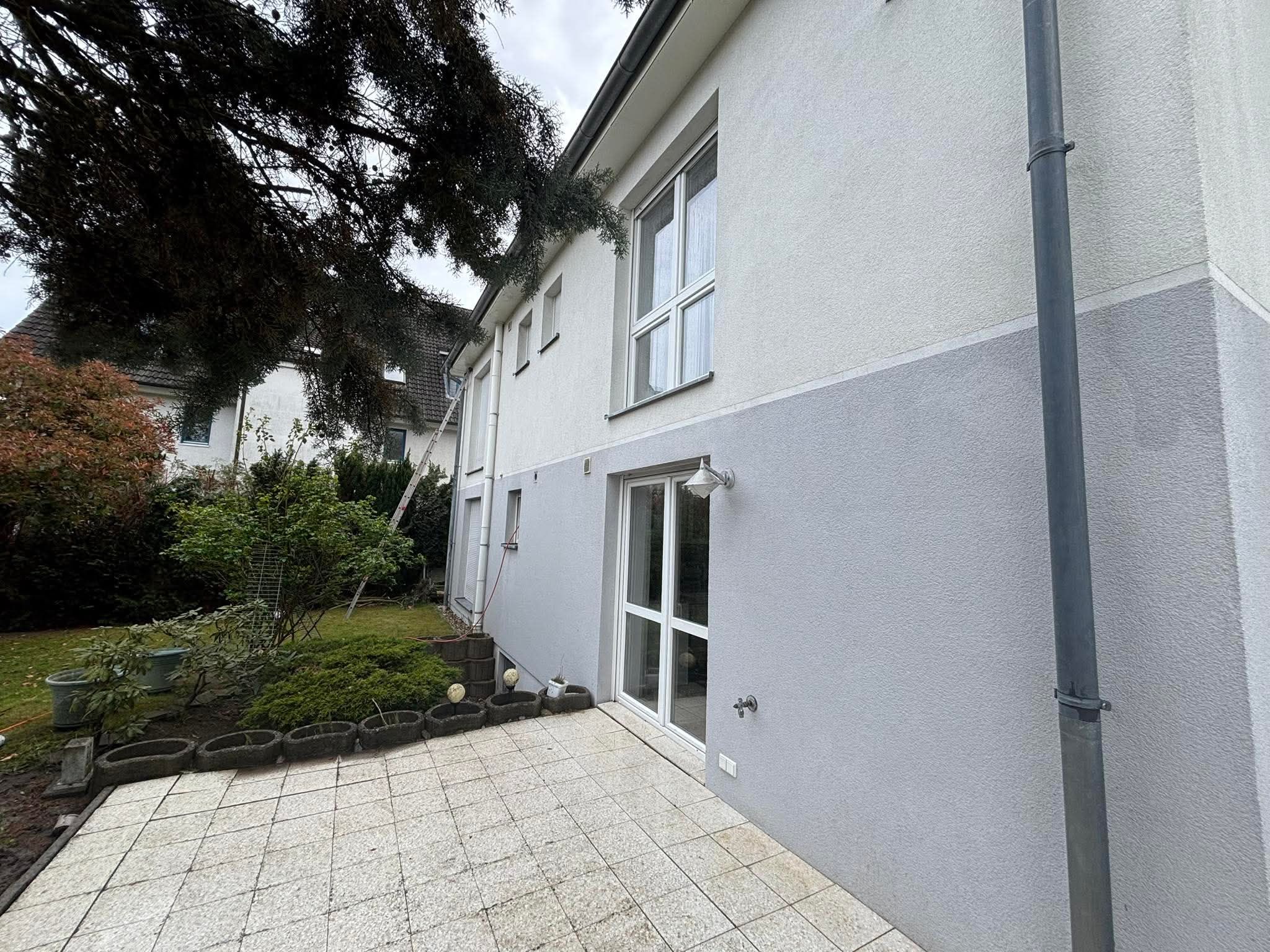 Terrasse et façade nettoyées