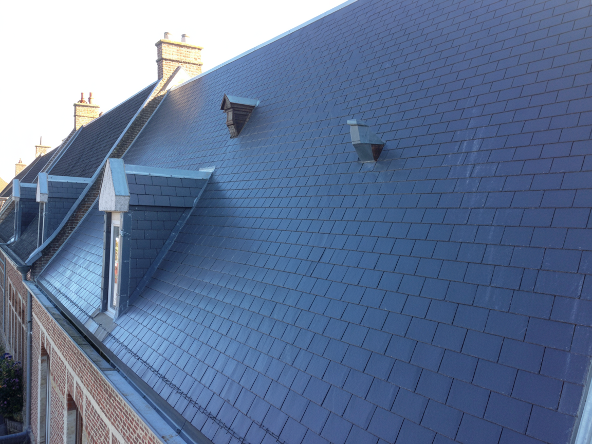 Toiture en ardoises impeccable
