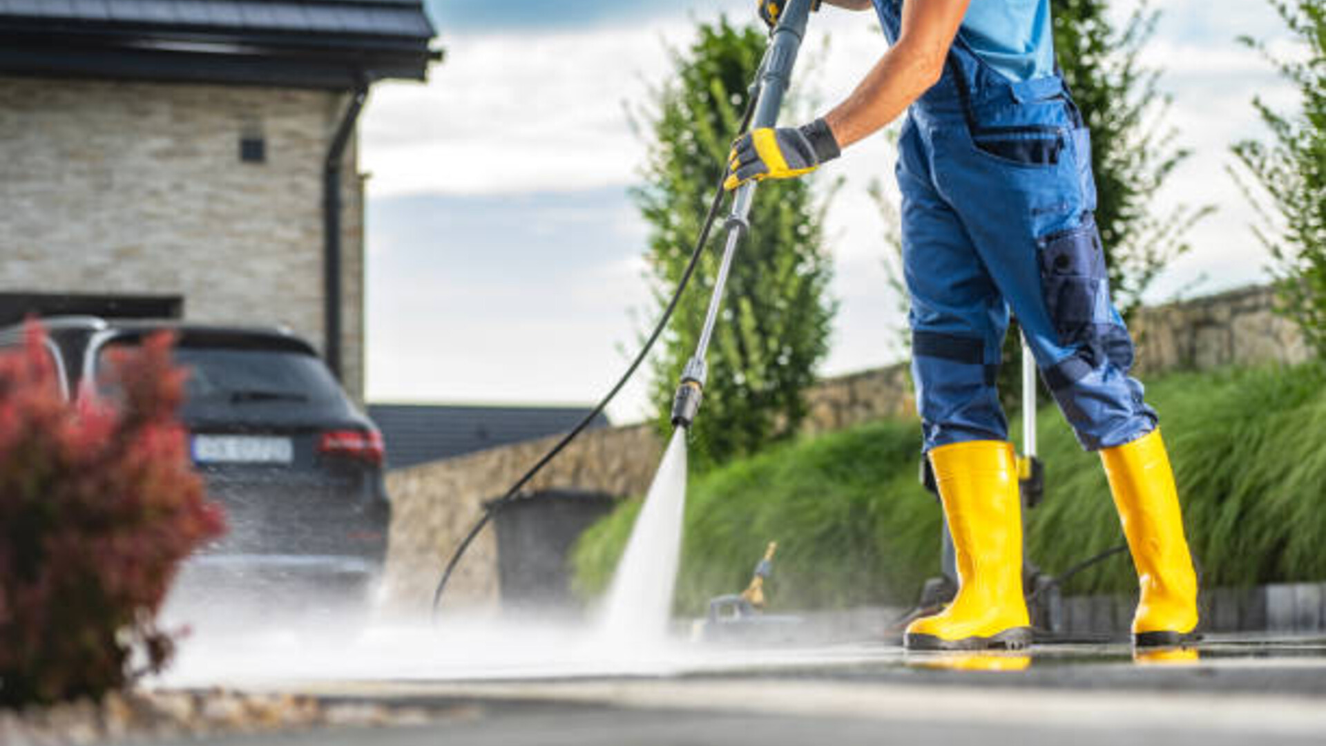 Professional power washing in Belgium