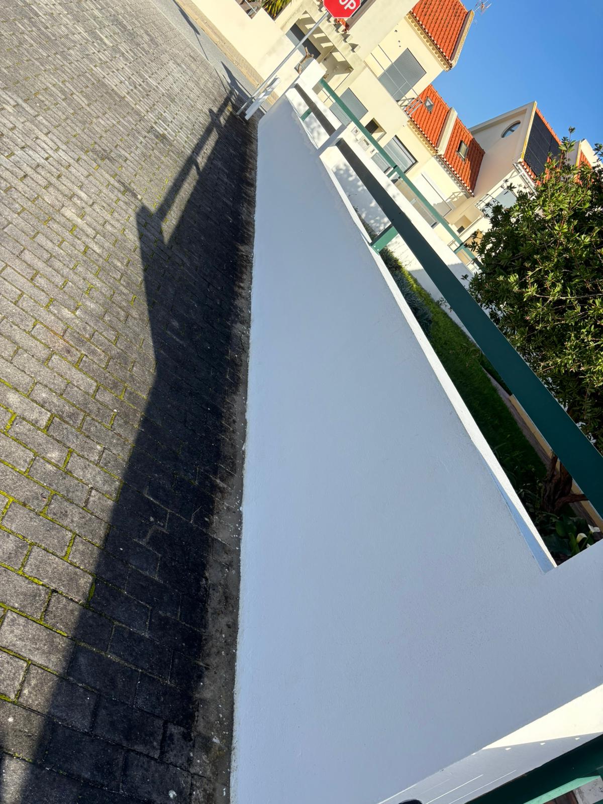 Mur parfaitement nettoyé