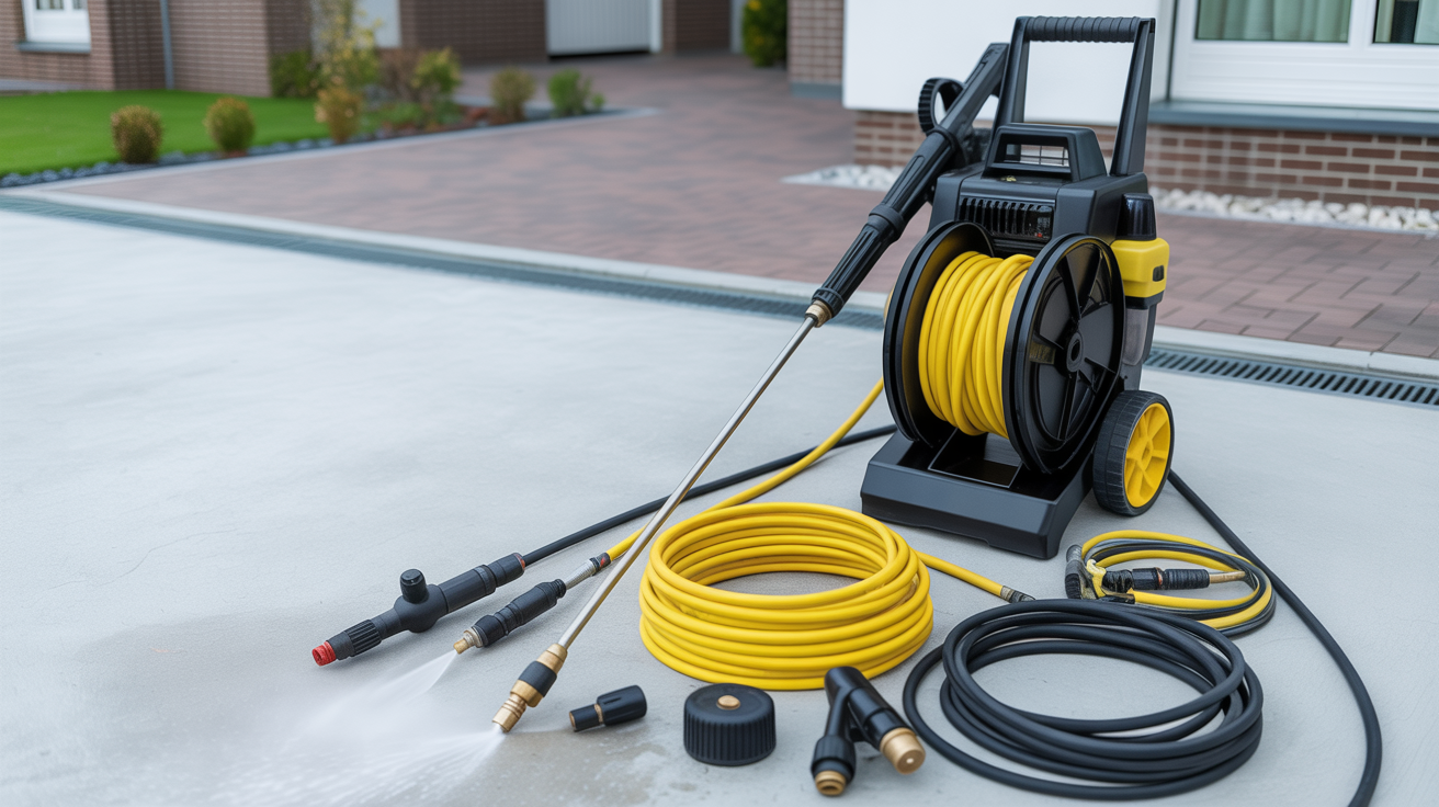 Professional power washing equipment